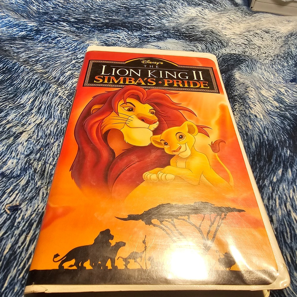 Disney The Lion King II Simbas Pride VHS 1998 Animated Movie Clamshell Case